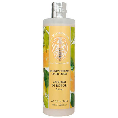 

LA FLORENTINA Пена для ванны Citrus. Цитрус 500, Пена для ванны Citrus. Цитрус