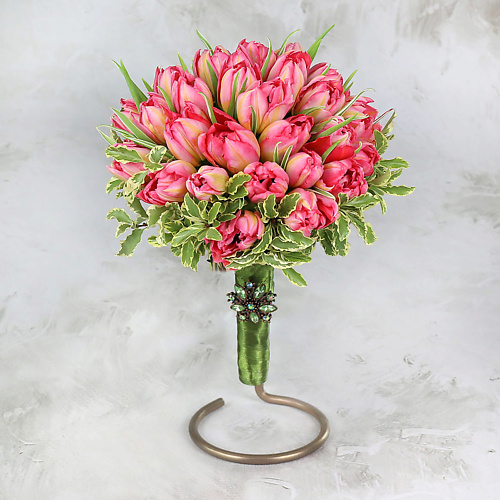 

БУКЕТ МАРКЕТ ДАРИТЕ С УДОВОЛЬСТВИЕМ Букет невесты из розовых тюльпанов, Букет невесты из розовых тюльпанов