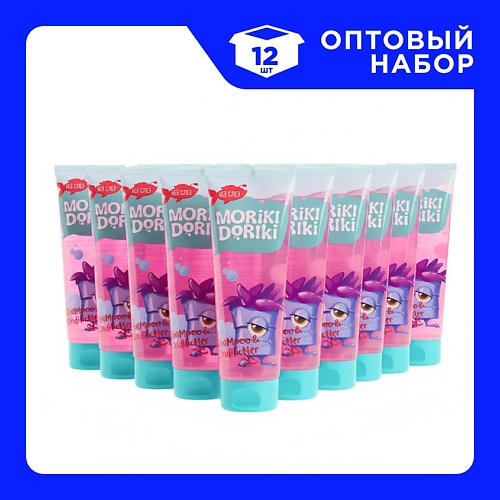 

MORIKI DORIKI Набор Детских шампуней-кондиционеров "Без слез" Spike 250, Набор Детских шампуней-кондиционеров "Без слез" Spike