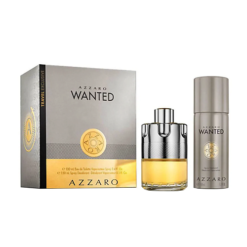 

AZZARO Набор Wanted: Туалетная вода + Парфюмированный дезодорант-спрей, Набор Wanted: Туалетная вода + Парфюмированный дезодорант-спрей