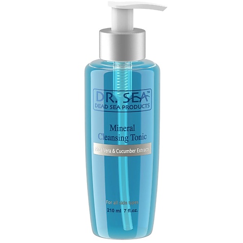 

DR. SEA Тоник для лица минеральный очищающий с экстрактами Алоэ Вера и огурца 210, Тоник для лица минеральный очищающий с экстрактами Алоэ Вера и огурца