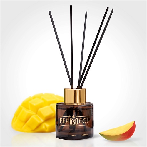 

PERMEGI Диффузор для дома с палочками "Манго" 50, Диффузор для дома с палочками "Манго"