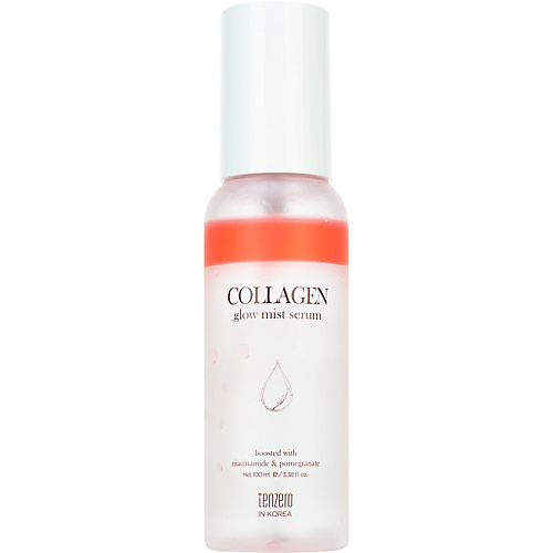 

TENZERO Сыворотка-мист для сияния кожи с ниацинамидом и коллагеном Collagen Glow Mist Serum 100, Сыворотка-мист для сияния кожи с ниацинамидом и коллагеном Collagen Glow Mist Serum