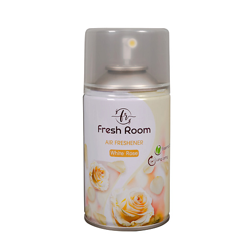

FRESH ROOM Освежитель воздуха (сменный баллон) Белая роза 250, Освежитель воздуха (сменный баллон) Белая роза