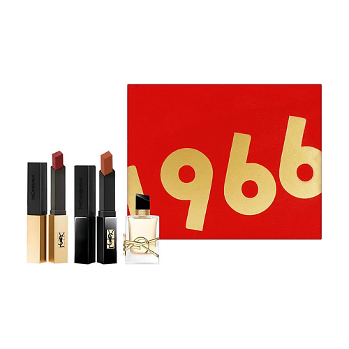 

YVES SAINT LAURENT Подарочный набор “1966” с помадой Rouge Pur Couture The Slim, Подарочный набор “1966” с помадой Rouge Pur Couture The Slim
