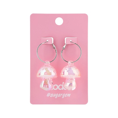 

SODA Серьги MUSHROOMS #sugargem, Серьги MUSHROOMS #sugargem