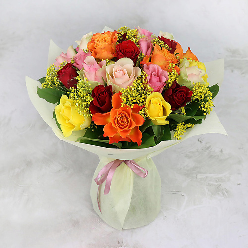 

БУКЕТ МАРКЕТ ДАРИТЕ С УДОВОЛЬСТВИЕМ Букет из 27 роз Кения 40 см., Букет из 27 роз Кения 40 см.