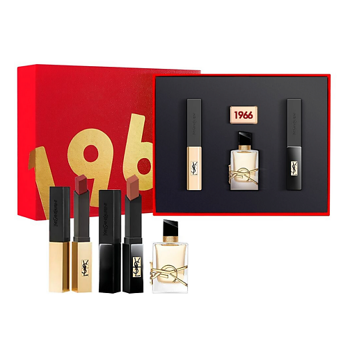

YVES SAINT LAURENT Подарочный набор “1966” с помадой Rouge Pur Couture The Slim, Подарочный набор “1966” с помадой Rouge Pur Couture The Slim