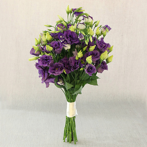 

БУКЕТ МАРКЕТ ДАРИТЕ С УДОВОЛЬСТВИЕМ Букет из 15 фиолетовых лизиантусов, Букет из 15 фиолетовых лизиантусов