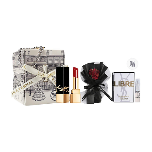 

YVES SAINT LAURENT Подарочный набор с помадой Rouge Pur Couture, Подарочный набор с помадой Rouge Pur Couture