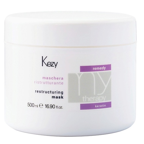 

KEZY Маска реструктурирующая с кератином, MY THERAPY REMEDY KERATIN 500, Маска реструктурирующая с кератином, MY THERAPY REMEDY KERATIN