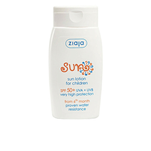 

ZIAJA Солнцезащитное средство для детей SUN SPF50+ 125, Солнцезащитное средство для детей SUN SPF50+
