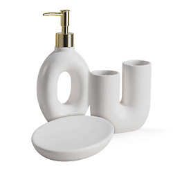 Набор для ванной "Prostration" (диспенсер,стакан,мыльница)
