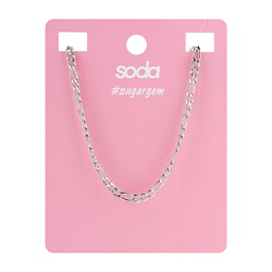 Ожерелье CHAIN SILVER COLOR #sugargem