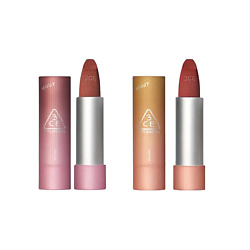 Набор матовых помад для губ [3CE X MUUT] Cashmere Hug Lipstick