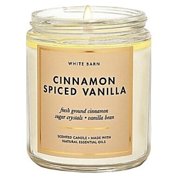 Ароматическая свеча Cinnamon Spiced Vanilla Single Wick Candle