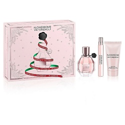 Парфюмерный набор Flowerbomb Парфюмерная вода+Миниатюра+Лосьон для тела