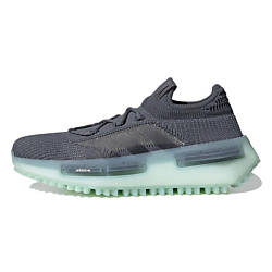 Кроссовки Nmd S1 Grey Green Glow
