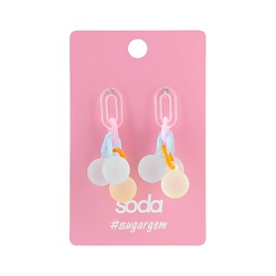 Серьги BUBBLES #sugargem