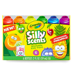 Смываемые краски с фруктовым ароматом Silly Scents Washable Paints