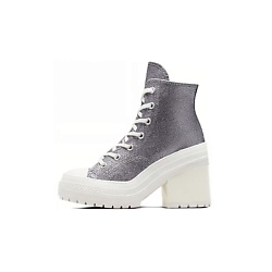 Кроссовки Chuck 70 De Luxe Durable Breathable Mid-Top Canvas Shoes Womens Gray