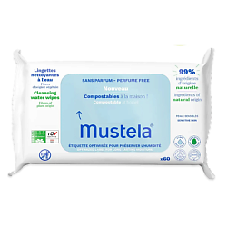 Биоразлагаемые влажные салфетки на водной основе Compostable Unscented Wipes