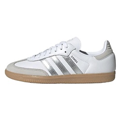 Кроссовки Samba Og White Silver Metallic Grey Women's