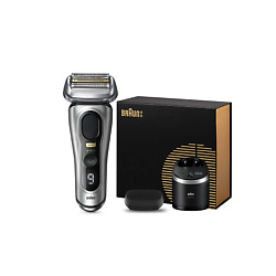 Электробритва 9697CC Silver + Cleaner + Cleansing Brush + Box