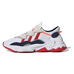 Кроссовки Ozweego 'White Collegiate Navy Scarlet'