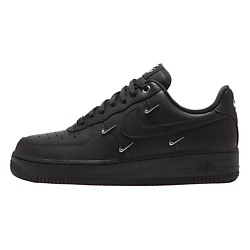Кроссовки Air Force 1 Low 07 Lx Black Silver Mini Swoosh