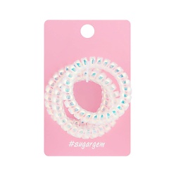 Набор резинок для волос HOLOGRAPHIC #sugargem