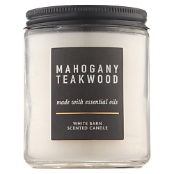 Свеча ароматическая Mahogany Teakwood White Barn Scented Candle