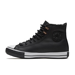 Кроссовки Chuck Taylor All Star Winter Hi Sherpa Leather Black