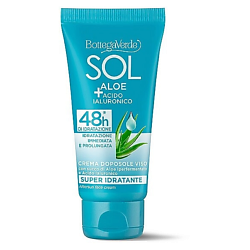 Ультраувлажняющий крем после загара для лица Sol Aloe + Hyaluronic Acid