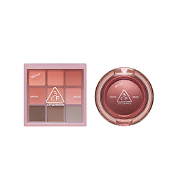 Набор: Палетка теней для век Multi Eye Color Palette + Бальзам для щёк и глаз Bouncy Blur Balm