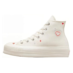 Кроссовки Chuck TAYLOR All Star Canvas Shoes Высокие Белые Женские