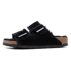 Шлепанцы Arizona Shearling Suede Leather Narrow Fit
