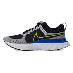 Кроссовки React Infinity Run Flyknit 2 Black White Racer Blue Cyber