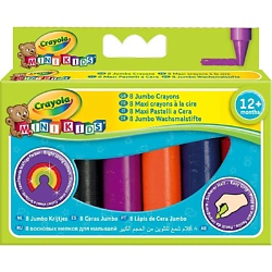 Восковые мелки для малышей Mini Kids Jumbo Crayons