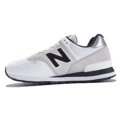 Кроссовки 574 White Black Grey