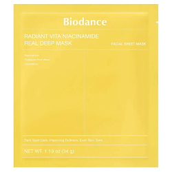 Radiant Vita Niacinamide Real Deep MaskГидрогелевая маска с витамином С и ниацинамидом