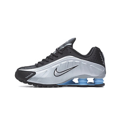 Кроссовки Shox R4 "Metallic Silver Psychic Blue" (HQ1988-004)