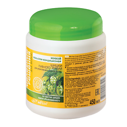 Бальзам-кондиционер для укрепления и блеска волос Шишки пивного хмеля