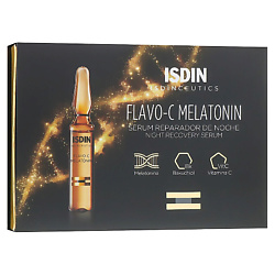 Ночная сыворотка для лица Isdinceutics Flavo C Melatonin Night Repair Serum