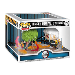 Фигурка Demon Slayer: Kimetsu No Yaiba Pop Moments Vinyl Tengen Vs Gyutaro 9 cm figure