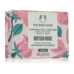 Нежное мыло для очищения лица и тела British Rose