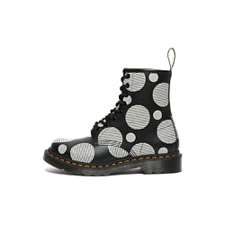 Ботинки Dr. Martens 1460 Polka Dot Smooth Leather Black
