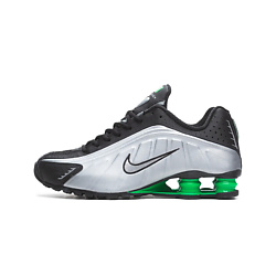 Спортивные мужские кроссовки Shox R4 Metallic Silver
