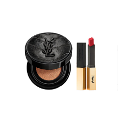 Кушон Limited-Edition Black Chic Le Cushion Encre De Peau + Губная помада