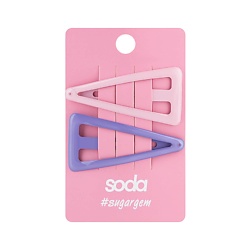 Заколки для волос PINK AND PURPLE #sugargem